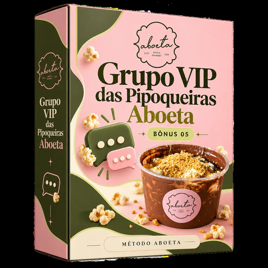 Capa do Bônus 06: Grupo VIP das Pipoqueiras Aboeta
